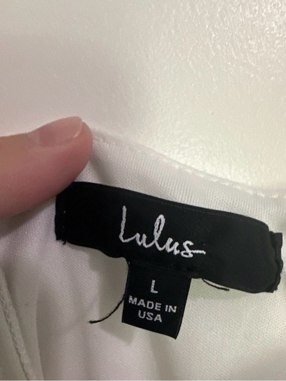 Lulu's White Spaghetti 1 Shoulder Strap Mini Romper - Picture 3 of 4